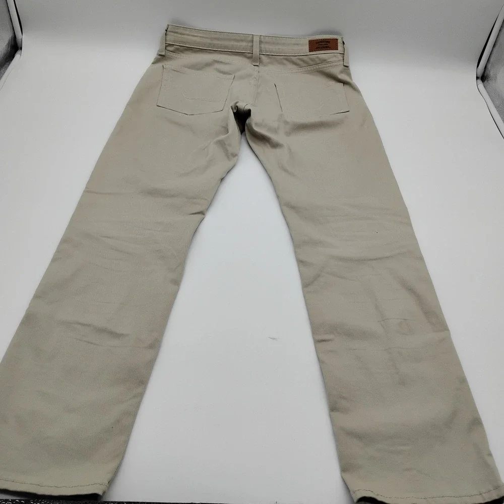 Signature Levi Strauss Modern Straight Khaki Tan Pants Mens 31x32 Stretch Chino
